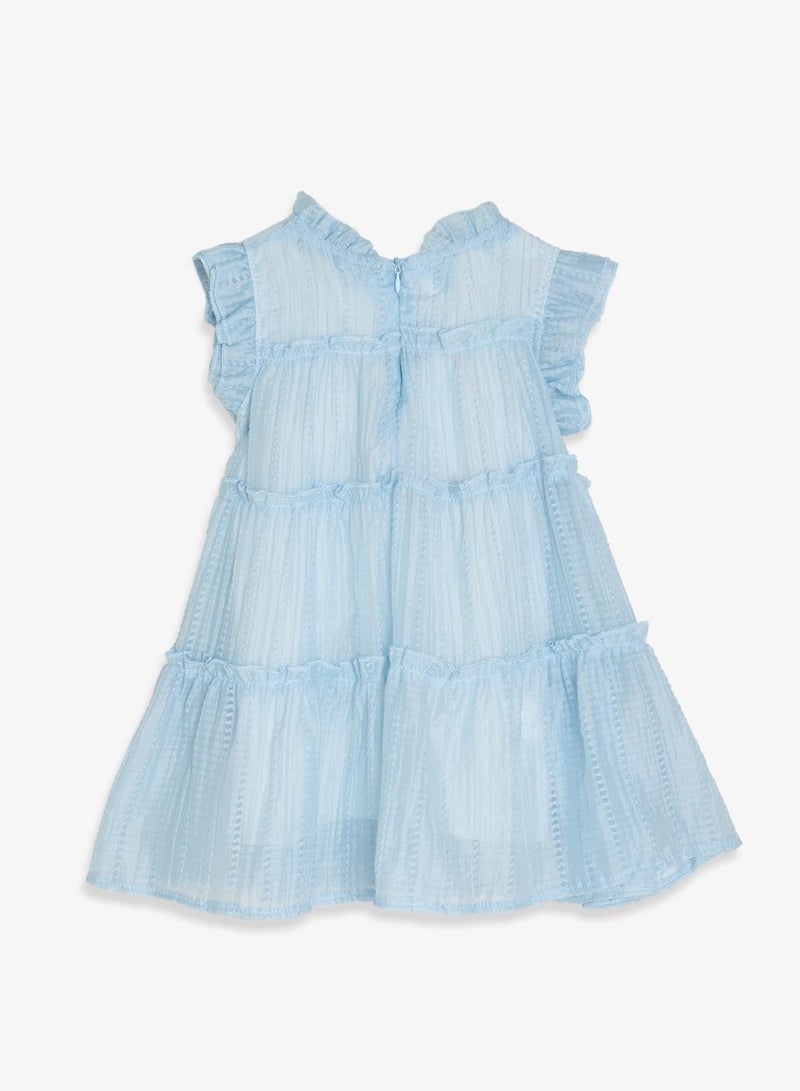 Pinata Blue Frill Occasion Dress - Image 2